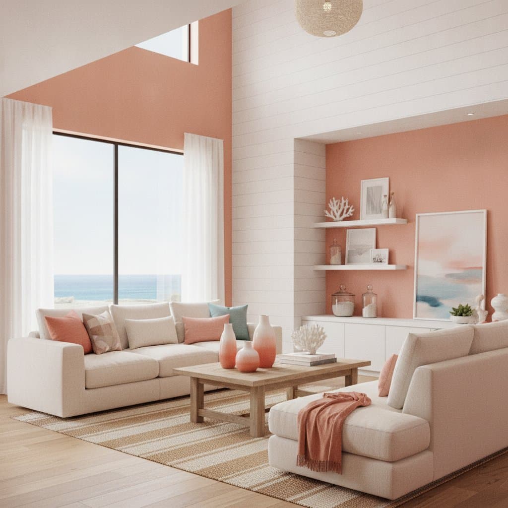 Preview image for Coral Tones Bring Warmth to Coastal Home Remodels