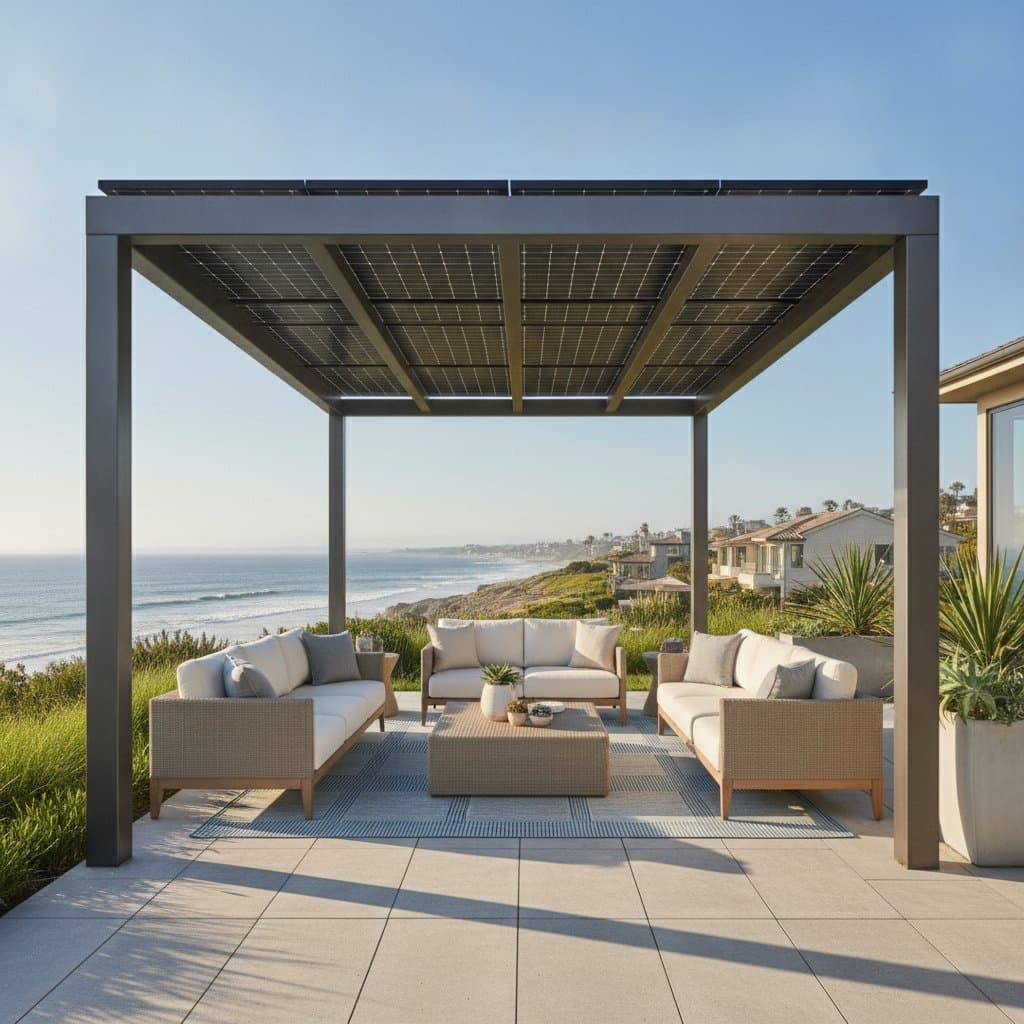 Preview image for Solar Pergolas Generate Power While Shading Your Patio