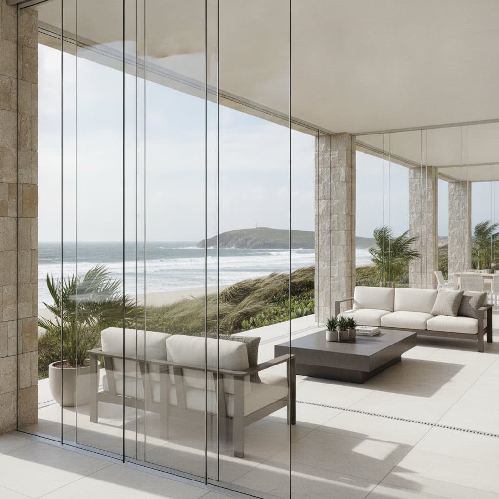 Hurricane Glass Walls Turn Beach Patios Year-Round
