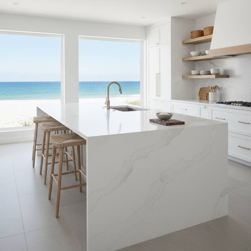Preview image for Why Quartz Beats Granite in Coastal Kitchens