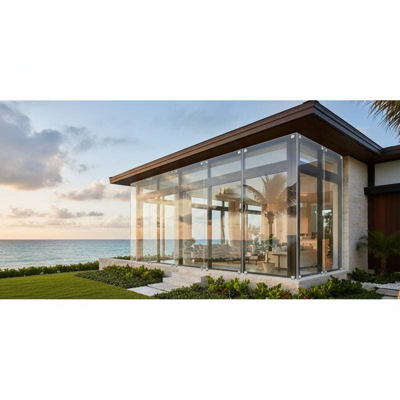 Transparent Hurricane Panels Blend Storm Defense With Style