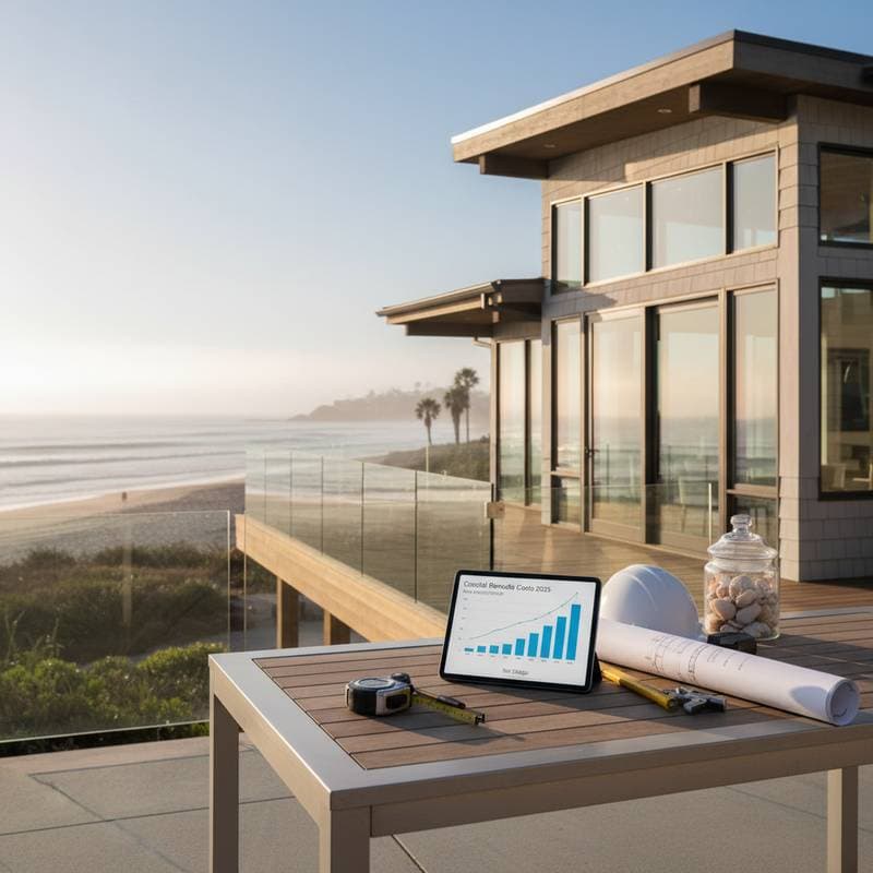 Coastal Remodels Cost $45K-$180K in 2025