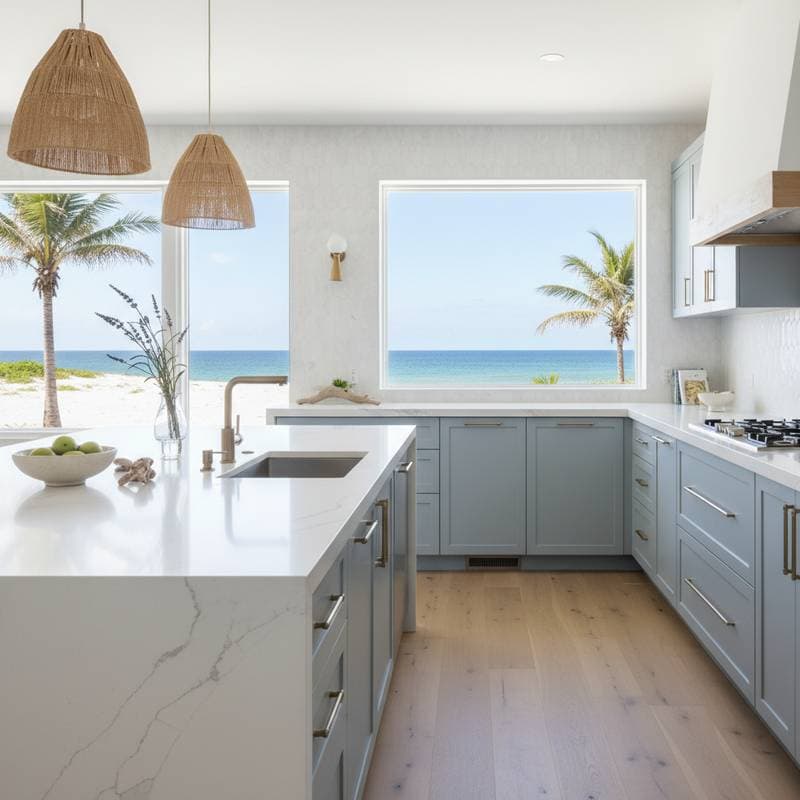 Featured image for Why Quartz Beats Granite in Coastal Homes