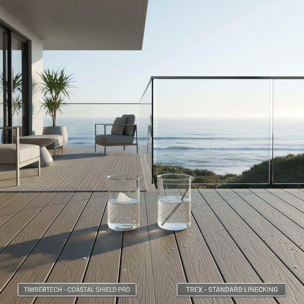 TimberTech Beats Trex in Coastal Salt Air Protection