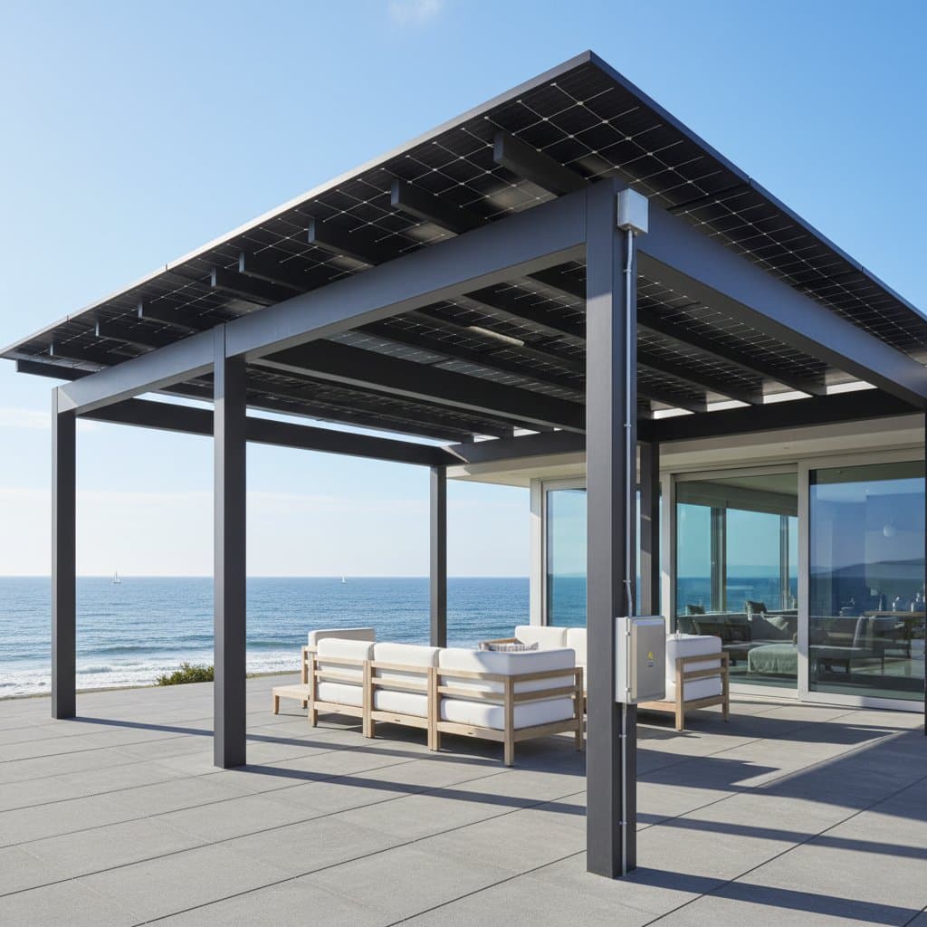 Preview image for Solar Pergolas Cut Energy Bills While Adding Shade