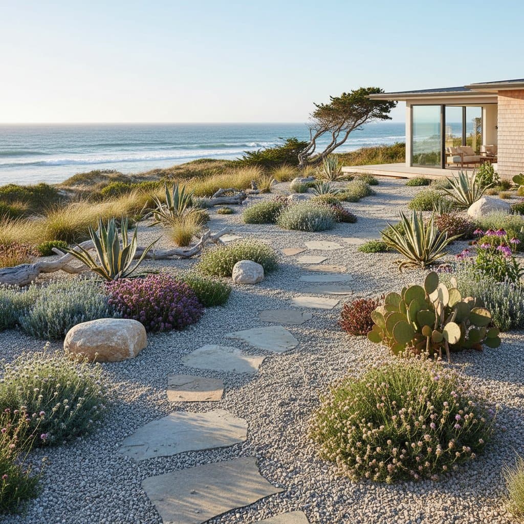 Preview image for Gravel Gardens Cut Water Use in Sandy Coastal Yards
