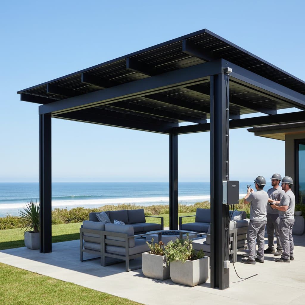 Featured image for Solar Pergolas Cut Coastal Energy Bills in Half