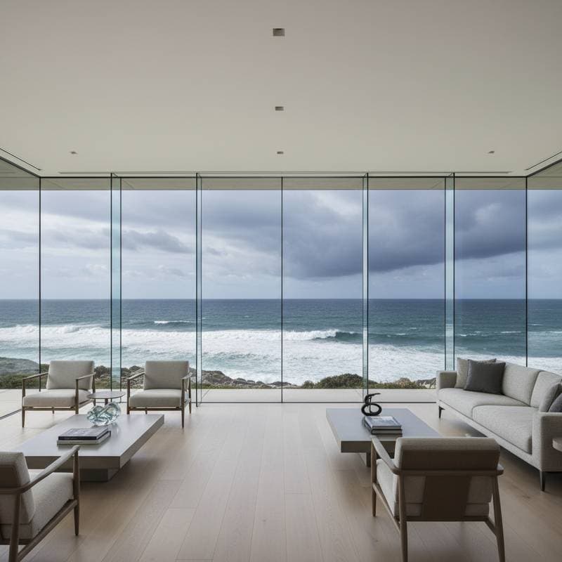 Preview image for Storm-Resistant Glass Walls Replace Sliding Doors