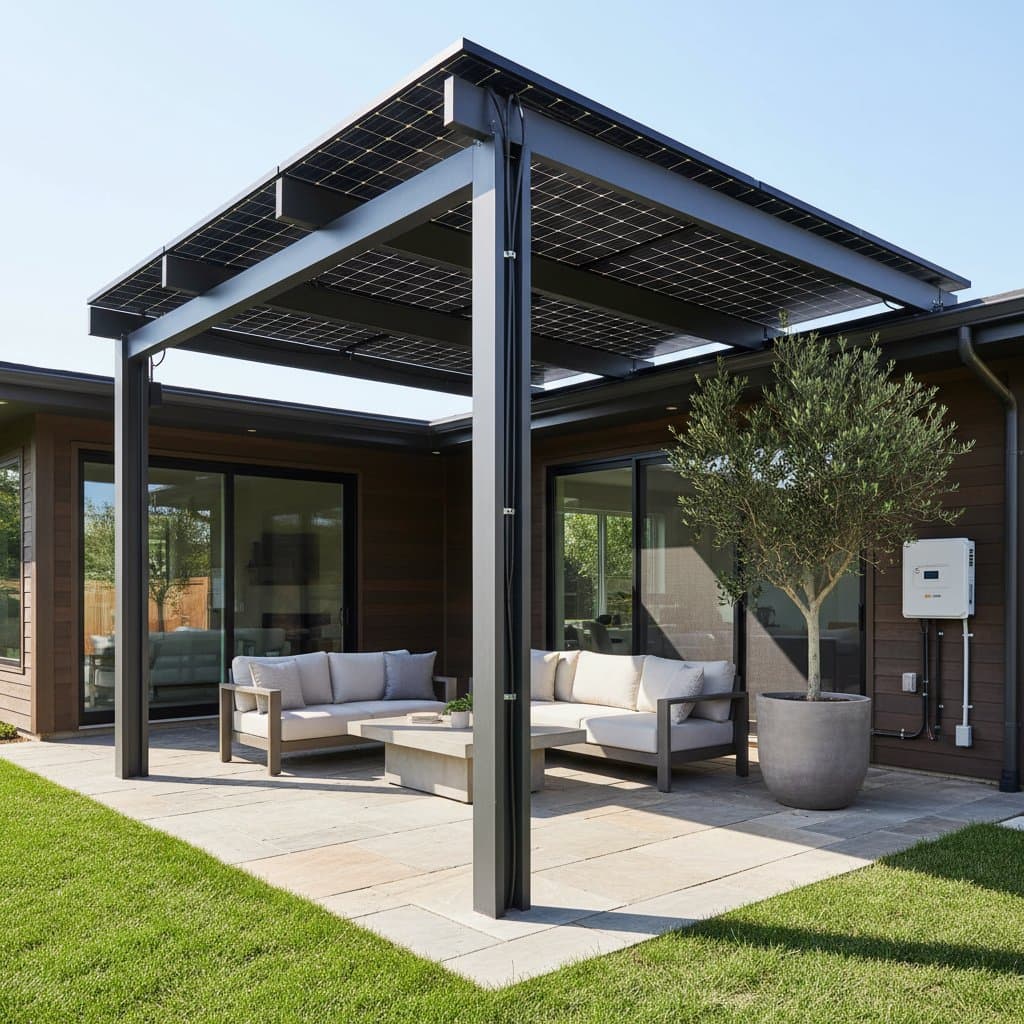 Featured image for Solar Pergolas Cut Energy Bills While Adding Shade