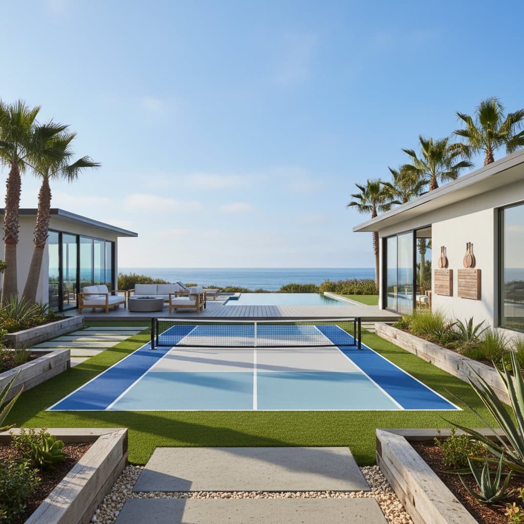 Featured image for Pickleball Courts Transform Coastal Backyard Living