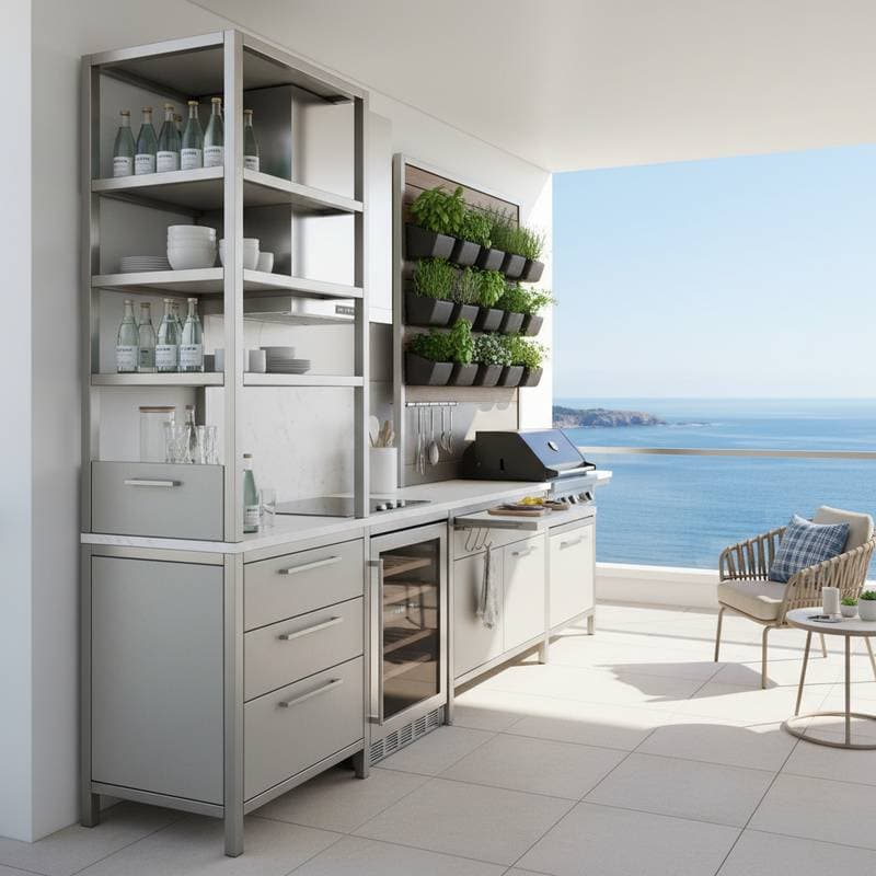 Preview image for Vertical Outdoor Kitchens Maximize Coastal Patio Space