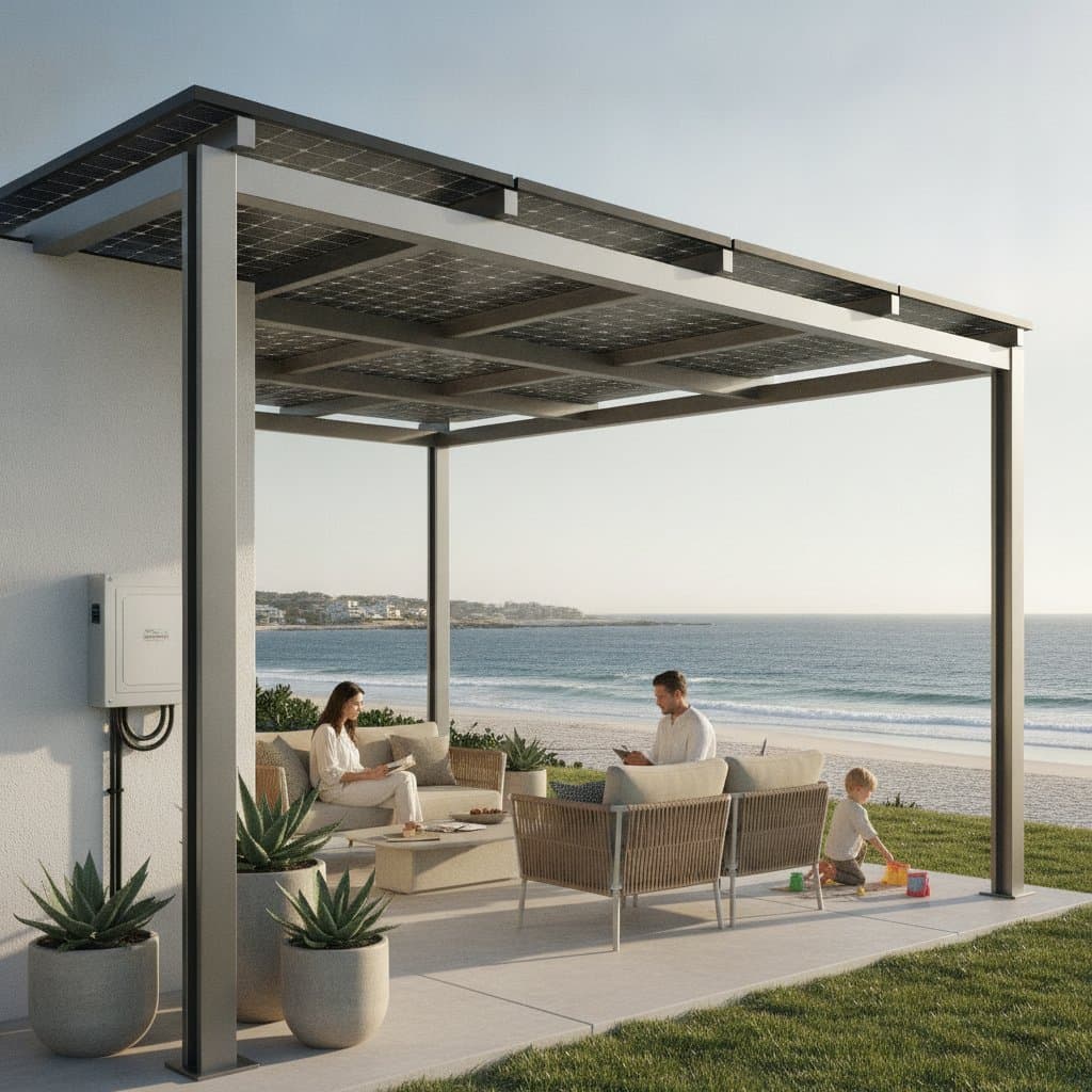 Featured image for Solar Pergolas Cut Energy Bills While Shading Patios