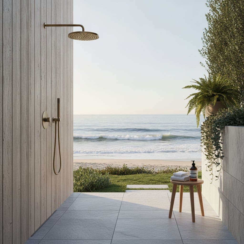 Outdoor Showers Coastal Buyers Now Consider Essential