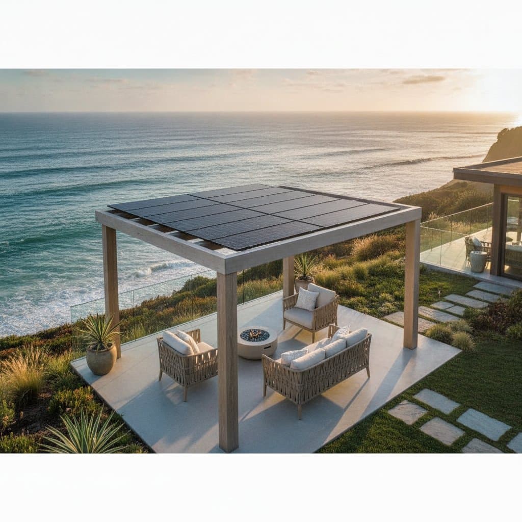 Preview image for Coastal Solar Pergolas: Shade and Power Combined